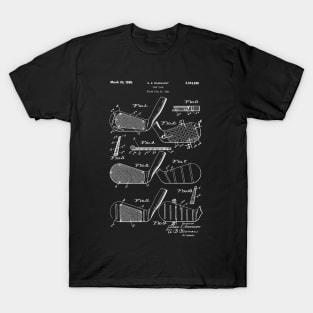 Golf club patent / golf club blueprint T-Shirt